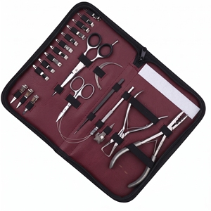 Kit Completo de Herramientas para Extensiones de Cabello con Microlink y Nano Ring, Alicates de Acero Inoxidable para Abertura de Anillas, Aguja de Gancho y Herramienta de Carga - Product Image 6