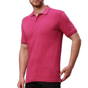 Polo décontracté OEM pour homme, 100% coton respirant, manches courtes, couleur unie, col polo pour homme - Product Image 4