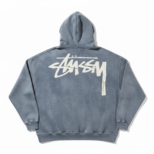 Oversized Tie-Dye Hoodie <b>Men</b> Cotton French Terry Casual <b>Pullover</b> With Front Pocket Autumn Wear - Product Image 3