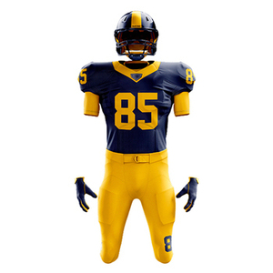 Customized 100% Polyester American Football Uniforms Wholesale Unique Quality Jersey Sets with Short Sleeves Breathable Feature - Product Image 3