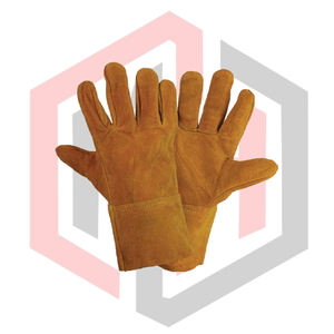 Guantes de Soldadura de Cuero con Puño de Seguridad, Resistentes al Calor y al Fuego, Antivibración, para Soldadura TIG/MIG/Stick - Product Image 1