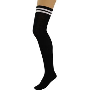 Calze da donna in maglia al ginocchio, 1 paio di calze lunghe calde sopra il ginocchio - Product Image 2