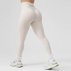 Pantalones de yoga personalizados de cintura alta para mujer, mallas deportivas para entrenamiento, mallas para gimnasio, mallas para mujer - Product Image 5