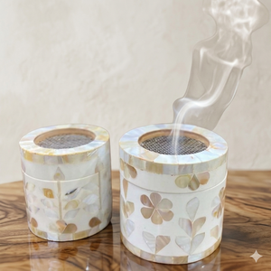 Meilleur Design Nouveau Nacre Incrustations Plateaux de Service en Bois Parfumé au Bois de Santal pour KSA UAE - Product Image 1