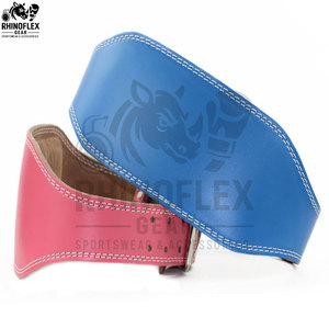 Cinturones de Powerlifting de Alta Calidad con Hebilla Simple y Logotipo Personalizado, Cinturón de Cuero Resistente para Gimnasio y Levantamiento de Pesas - Product Image 4