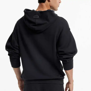 Unisex Custom Fleece Zipper-Up Hoodies Embroidered Logo Wholesale Streetwear Men Winter Sweatshirts Blank 100% Cotton <b>Waterproof</b> - Product Image 2