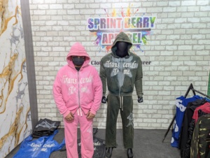 Conjunto de Sudadera con Capucha y Pantalones Jogger Unisex Oversize de Felpa de Algodón con Lavado Ácido Personalizado, Chándal de Streetwear de Alto Gramaje, Fabricante OEM ODM - Product Image 1