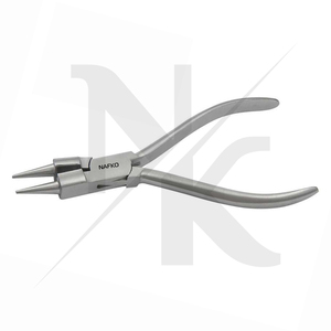 <b>Rosary</b> Round Plier 140mm Stainless Steel Smooth Jaw Matt Finish Jewelry Making DIY Wire Wrapping Cutting OEM Crimping Fishing - Product Image 3