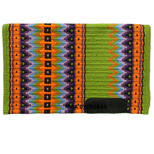 Sous-couche de selle western en laine 100% nouvelle-zélandaise, tissée à la main en laine mérinos, pour ranch et concours, couverture et équipement pour chevaux, vente en gros - Product Image 4