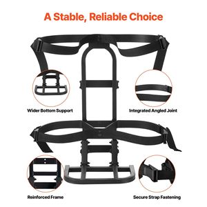 Porte-sac pour siège arrière de voiturette de golf, gain de place, 27,1 x 15,6 x 29,7 pouces, compatible avec la plupart des barres de maintien des voiturettes de golf - Product Image 6