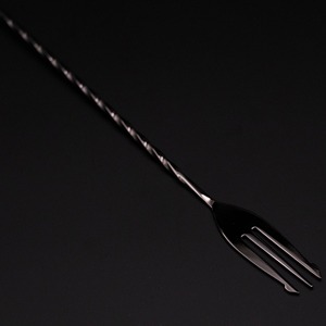 Cuillère à bar en acier inoxydable torsadé de qualité supérieure, élégante, pour mélanger les cocktails, outil professionnel pour le service des boissons - Product Image 6