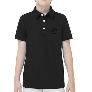 Chemises polo de golf pour jeunes, hauts à col anti-humidité, vêtements de sport de golf pour juniors, vêtements de performance à manches courtes pour garçons - Product Image 1