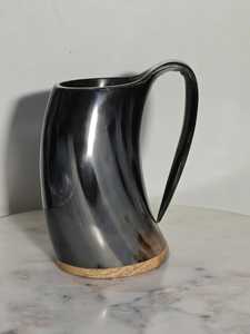 Horn Mug With Horn Handle <b>Bottle</b> Opener Tankard Horn Cup blank sublimation, diy - Product Image 2