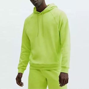 Conjunto Deportivo Informal para Hombre, Transpirable, 100% Algodón, Sudadera con Capucha y Pantalones Cortos, Traje Deportivo de Dos Piezas, Sudadera con Capucha, Manga Larga, Felpa - Product Image 3