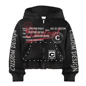 Sweats à capuche streetwear personnalisés imprimés, en molleton de coton 450 GSM, pour marques de vêtements à marque privée, vente en gros, directement de l'usine - Product Image 4