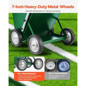 Traccialinee a Secco Regolabile a 4 Ruote, 2-4 Linee, con Maniglia di Regolazione in Gomma, Capacità 50 libbre - Product Image 3