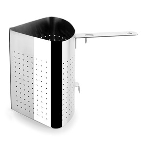 Scolapasta a 4 sezioni in acciaio inox con manico per pasta e verdure - Product Image 1