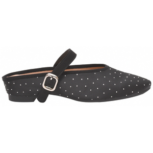 Ann'S Women Mary Jane <b>Flats</b> Black Polka Dot Round Toe Single Strap Breathable Textile Upper Rubber Outsole All Seasons - Product Image 2