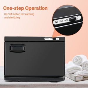 Hot Towel Warmer Facials Massage Cabinet Black Aluminum Esthetician Towel Heating Chamber for Salon Beauty Spa Barbershop - Product Image 6