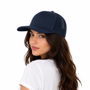 หมวกแก๊ปแบบ Snapback สำหรับทุกเพศ ผ้าฝ้ายเนื้อนุ่ม ทรงเบสบอลแบบไม่แข็ง ปรับสายรัดได้ สไตล์ Trucker สวมใส่สบาย เหมาะสำหรับใช้ในชีวิตประจำวัน - Product Image 3