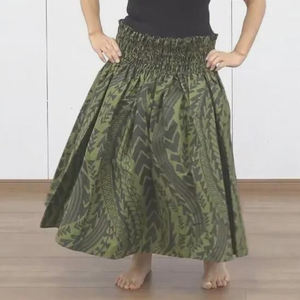 กระโปรงแม็กซี่ปักลายดอกไม้สไตล์ฮาวายสำหรับผู้หญิง เหมาะสำหรับใส่ไปเที่ยวชายหาด ฤดูใบไม้ร่วง วันหยุดพักผ่อน สวมใส่สบาย น้ำหนักเบา ผ้าพลิ้ว - Product Image 6