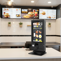 Kiosque de paiement en libre-service avec lecteur de codes-barres, lecture multi-codes QR, reconnaissance faciale, impression de reçus, sur pied, pour intérieur