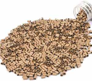 Anneaux micro en acier inoxydable, perles et accessoires pour l'application et le fixation sécurisée des extensions de cheveux - Product Image 5