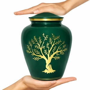 Vase symbole de la mémoire en aluminium, Urne symbole de hommage en aluminium, Vase symbole de l'honneur en aluminium, Urne symbole de l'héritage en aluminium - Product Image 1