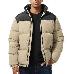 <b>men</b> insulated padded <b>jacket</b> winter coat quilted <b>mens</b> winter <b>jacket</b> hooded insulated padded coat <b>men</b> padded winter coat - Product Image 4