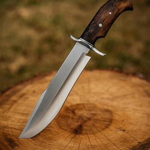 Couteaux Bowie robustes pour l'extérieur avec lame polie et poignée sécurisée pour le camping, la randonnée et les usages généraux - Product Image 6