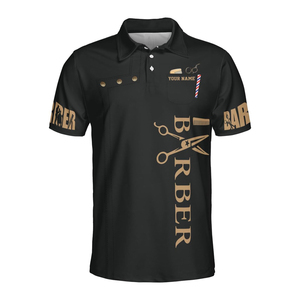 Camiseta de Barbería con Diseño Personalizado y Nombre Comercial para Salón de Corte de Cabello, Impresión Digital, Transpirable y de Secado Rápido - Product Image 2