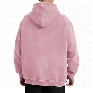 Sudadera con Capucha de Estilo Vintage Lavado al Ácido, Corte Holgado para Hombre, Sudadera para Parejas, con Logotipo OEM y Empaque Personalizado - Product Image 4