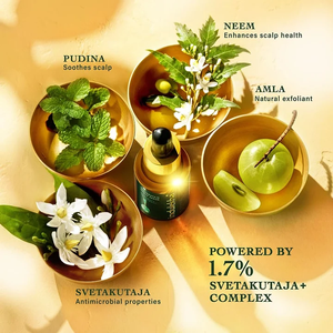 Coffrets de Soins Capillaires : Sérum Herbal pour le Cuir Chevelu, Traitement Anti-Pelliculaire, Soulagement des Démangeaisons et de la Sécheresse du Cuir Chevelu, Soin Ayurvédique à Base de Plantes pour la Croissance Capillaire et un Cuir Chevelu Sain - Product Image 4
