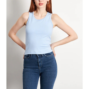<b>Stretch</b> Fit Womens Yoga Tops Customizable Crop Gym Top Lightweight Activewear For Yoga And Workout Sessions - Product Image 4