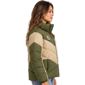 <b>Women</b> Puffer <b>Jacket</b> Custom <b>Quilted</b> <b>Jacket</b> <b>Lightweight</b> Padding Warm Fabric Comfortable Fit Winter Outdoor Apparel OEM - Product Image 3