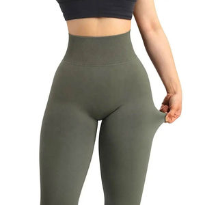 Leggings para Mujer, Pantalones Deportivos Lisos de Color Sólido, Leggings de Yoga sin Costuras, Leggings para Mujer - Product Image 3