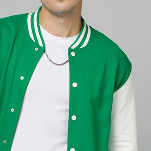 Veste universitaire personnalisée pour hommes, qualité supérieure, style baseball, manteau bomber décontracté, streetwear, vêtements OEM en gros - Product Image 4