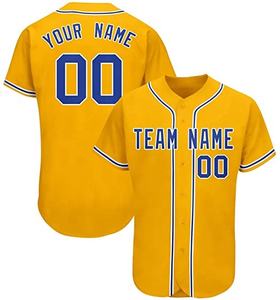 Vente en gros d'usine, maillot de baseball pour adultes, uniforme personnalisé, impression 3D, broderie, manches courtes, chemises de baseball pour hommes, respirantes - Product Image 2