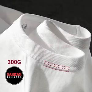 Camiseta de Hombre Lisa de Algodón 100% de Alta Calidad al por Mayor, Personalizada con el Logotipo de su Marca, Camiseta Informal para Hombre, Talla Grande - Product Image 4
