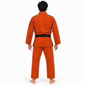 Tenue de Jiu-Jitsu Brésilien (BJJ) en Coton Léger Pré-rétréci IBJJF, Veste et Pantalon Renforcés, Tissage Doré Durable, pour l'Entraînement - Product Image 3