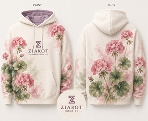 Wholesale Custom Flower Designed Hoodie Yellow Blue Light Green Breathable Hoodie <b>Pullover</b> Hoodie <b>Men</b> from Ziakot Industry - Product Image 6