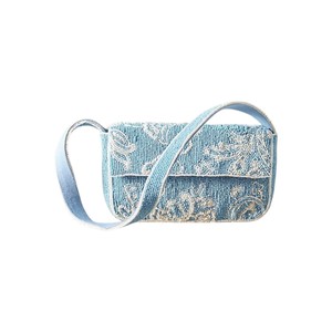 Bolso de Hombro con Cuentas Temática de Londres Hecho a Mano, Bolso de Mano con Cuentas de Autobús Rojo y Taxi, Bolso Elegante para Mujer, Bolso de Fiesta - Product Image 3