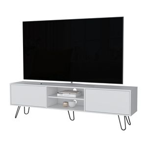 Elby spazioso supporto per TV portaoggetti elegante con forcina per gambe - Product Image 6
