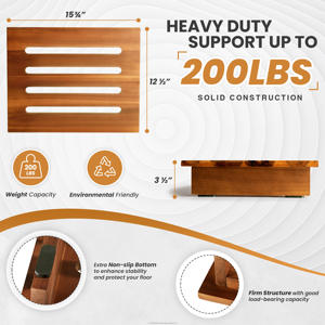 Taburete minimalista de madera de acacia de 3,5 ", totalmente ensamblado, seguro para niños pequeños, para escuela, cocina, dormitorio, hotel, apartamento, uso - Product Image 6