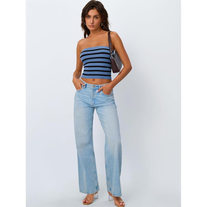 Nuevo Top Tubo sin Tirantes para Mujer, Ropa Casual de Fiesta y Club, Atuendos de Moda, Top Tubo sin Tirantes de Verano para Mujer - Product Image 3