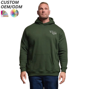 เสื้อสเวตเชิ้ตผู้ชายไซส์ใหญ่ ผ้าถัก ระบายอากาศได้ดี คอวี ผ้าฝ้าย สวมใส่สบายสำหรับฤดูหนาว รับทำโลโก้ตามสั่ง รองรับ OEM ODM สำหรับขายส่ง - Product Image 4