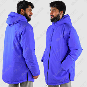 เสื้อกันลมเสื้อฟุตบอลมีฮู้ดเสื้อโค้ทขนเป็ดหนาเสื้อฟุตบอลตัวยาวเสื้อโค้ทฤดูหนาว - Product Image 2