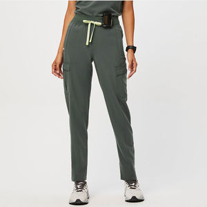 Tenue Médicale Personnalisée à Col Montant Unisexe, Ensemble Pantalon Cargo Infirmier Coupe Classique, Service OEM, Tissu Tricoté Confortable 100% - Product Image 3