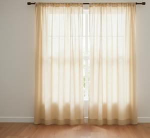 Minimalist Solid Aquamarine Cotton Rope Rod Pocket <b>Curtains</b> with High Shading & Dust Proof for Home Office Hotel & Cafe Decor - Product Image 1