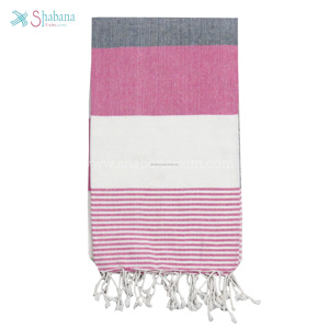 Solid Color Turkish Fouta Hammam <b>Towel</b> <b>Lightweight</b> Compact Cotton For Spa Yoga <b>Beach</b> Bath Hotels - Product Image 3